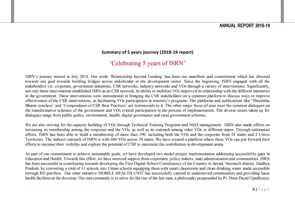 ANNUAL REPORT 2018-19