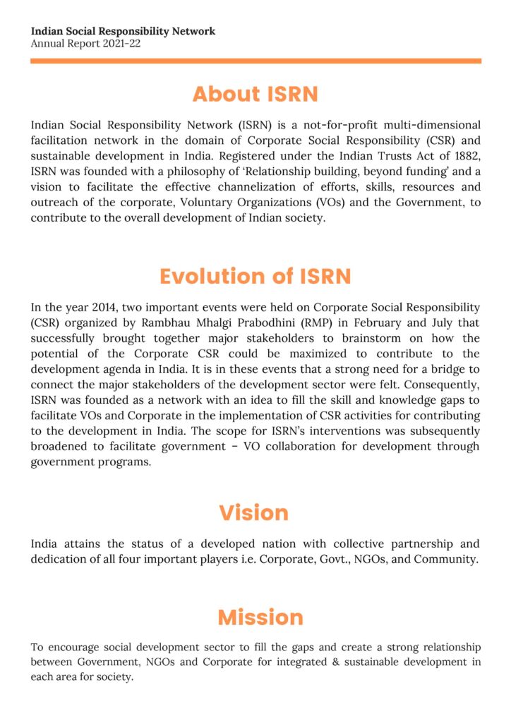 indian social responsibility network